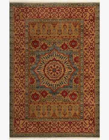 Light Blue Mamluk Rug