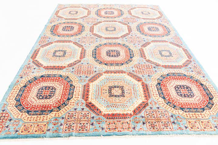 7' x 9' 9 Hand Knotted Mamluk Ziegler Oriental Rug