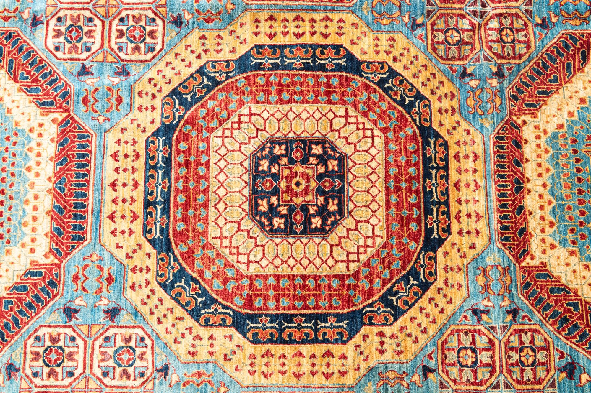 7' x 9' 9 Hand Knotted Mamluk Ziegler Oriental Rug