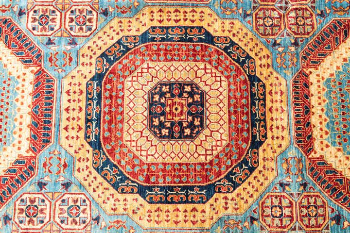 7' x 9' 9 Hand Knotted Mamluk Ziegler Oriental Rug