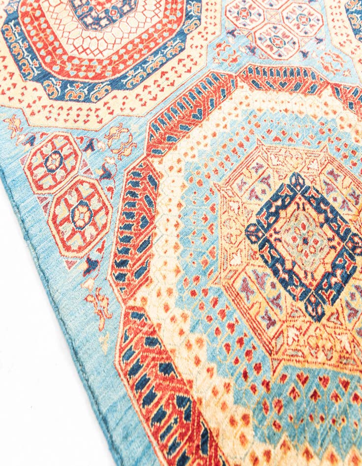 Detail image of 7' x 9' 9  Hand Knotted Mamluk Ziegler Oriental Rug