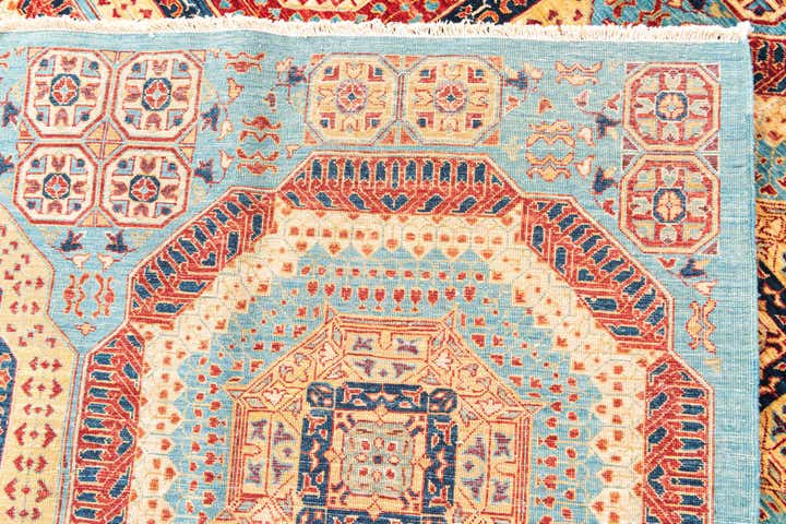 7' x 9' 9 Hand Knotted Mamluk Ziegler Oriental Rug