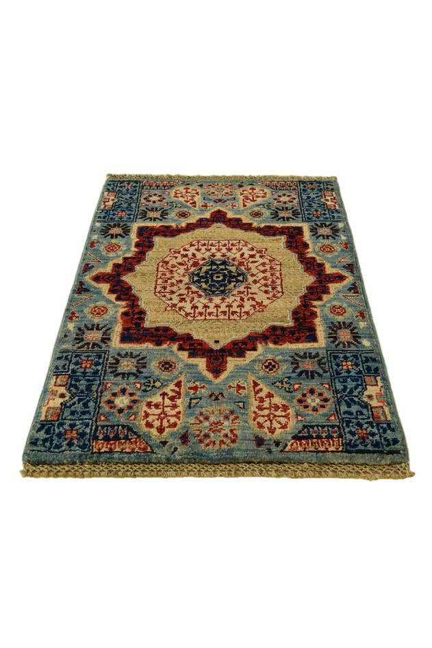 Detail image of 2' 1 x 3' 1 Hand Knotted Mamluk Ziegler Rug