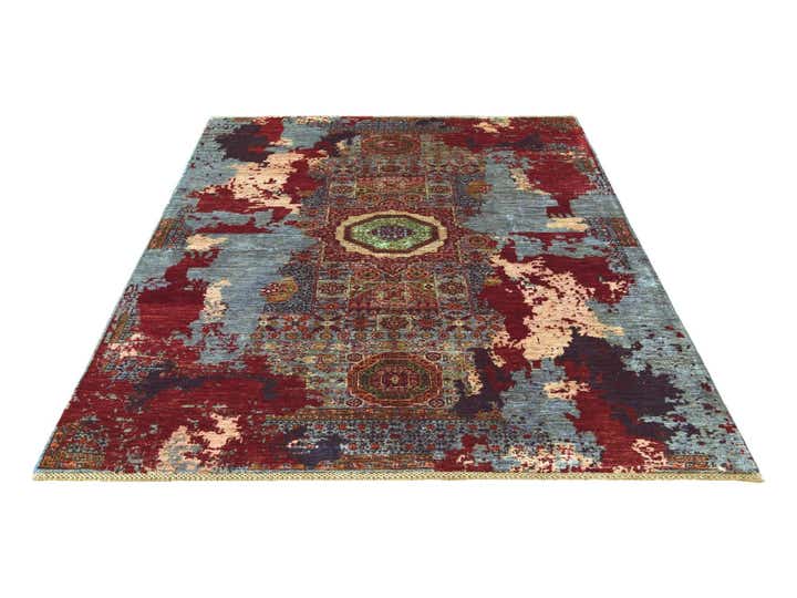 5' 10 x 8' Hand Knotted Mamluk Ziegler Rug