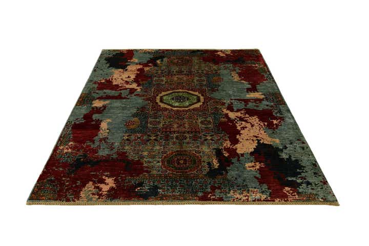 5' 10 x 8' Hand Knotted Mamluk Ziegler Rug