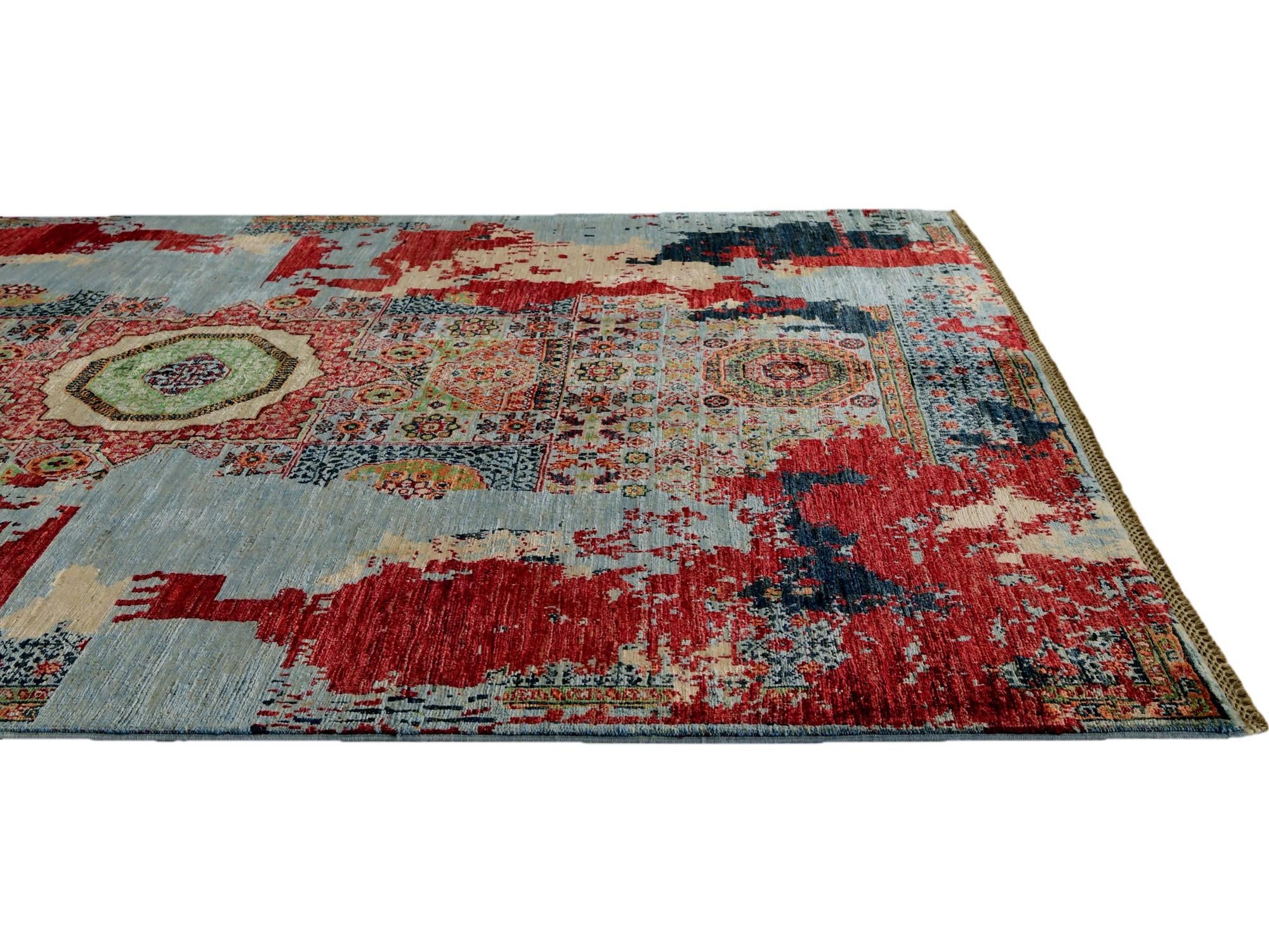 5' 10 x 8' Hand Knotted Mamluk Ziegler Rug