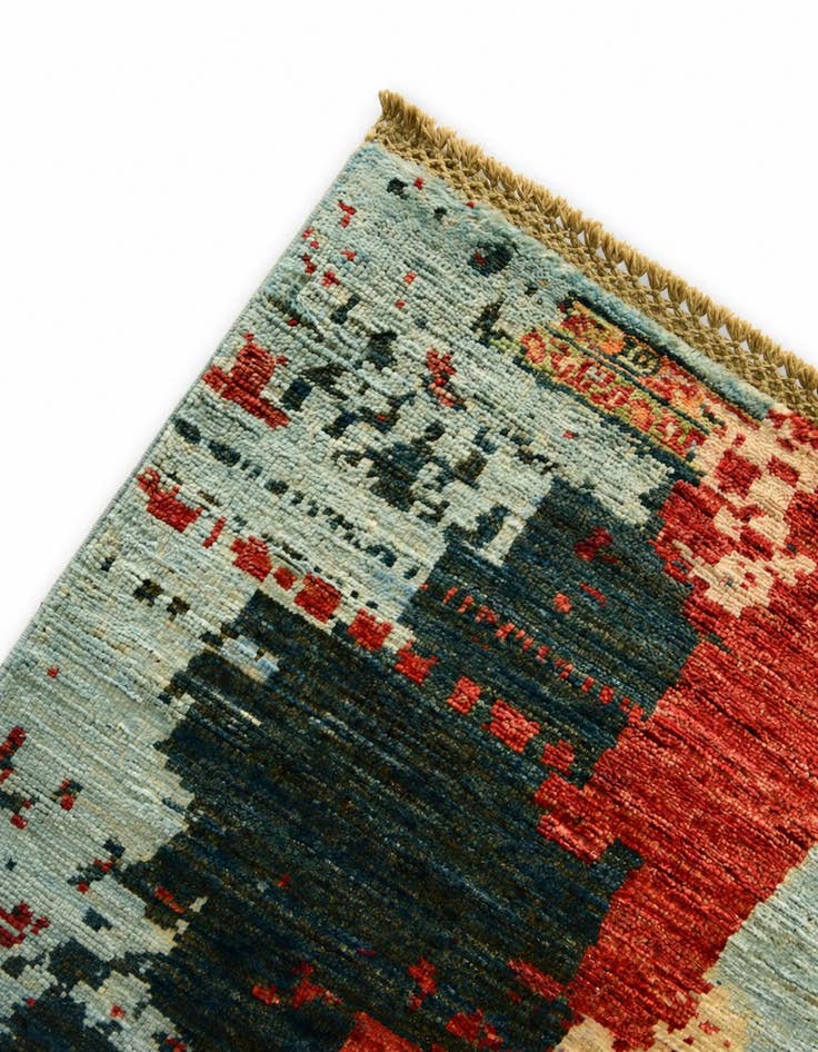 Detail image of 5' 10 x 8' Hand Knotted Mamluk Ziegler Rug