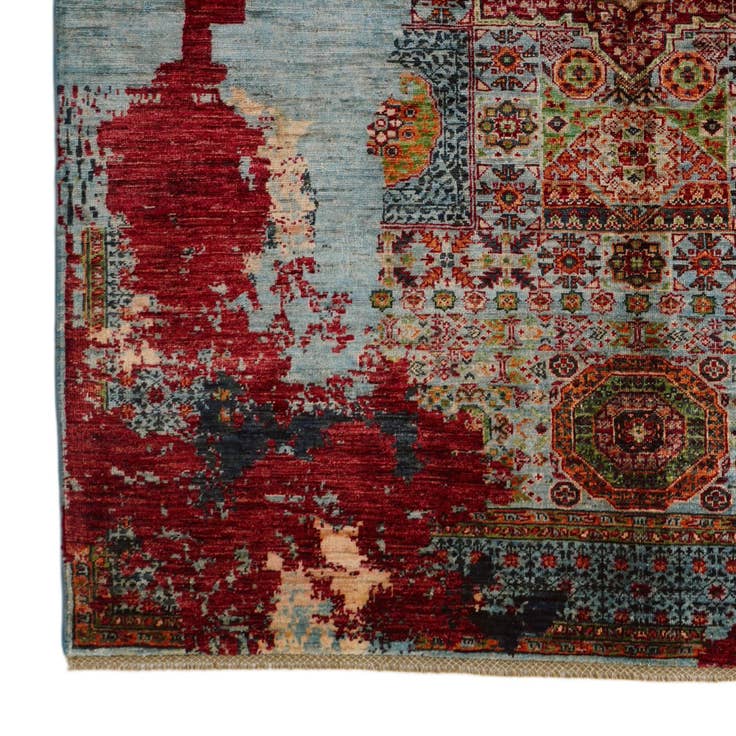 Detail image of 5' 10 x 8' Hand Knotted Mamluk Ziegler Rug