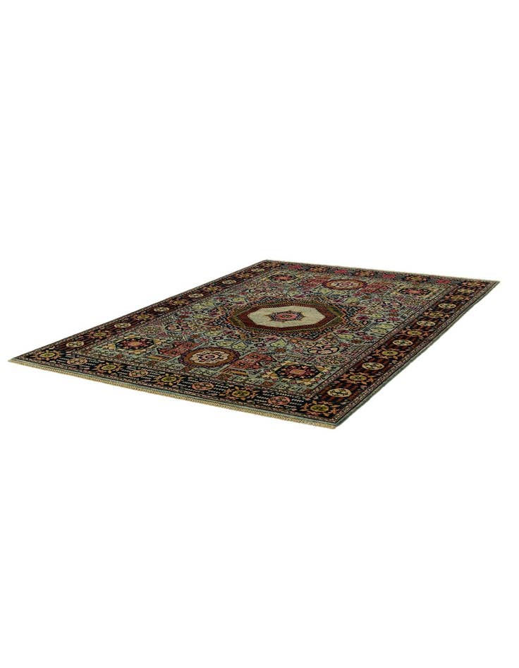 Detail image of 5' 8 x 7' 10 Hand Knotted Mamluk Ziegler Rug