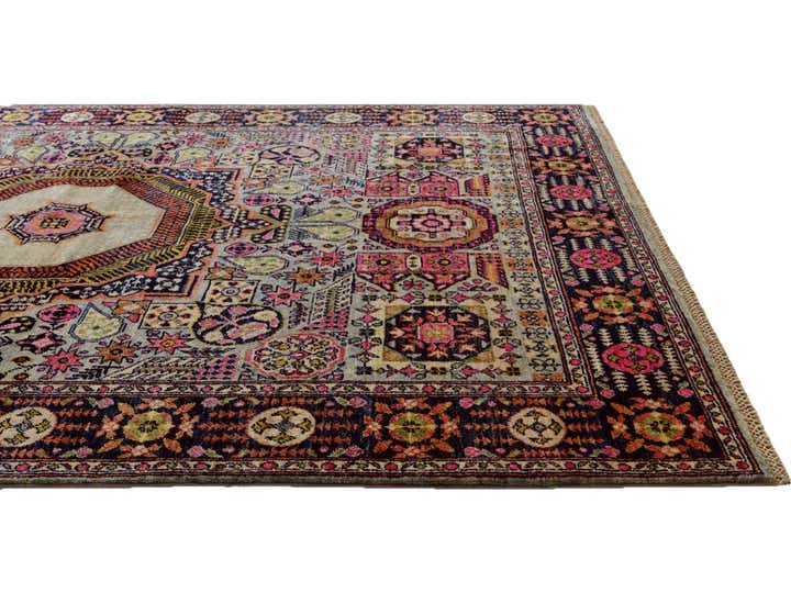 5' 8 x 7' 10 Hand Knotted Mamluk Ziegler Rug