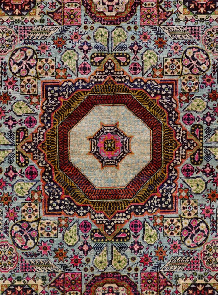 5' 8 x 7' 10 Hand Knotted Mamluk Ziegler Rug