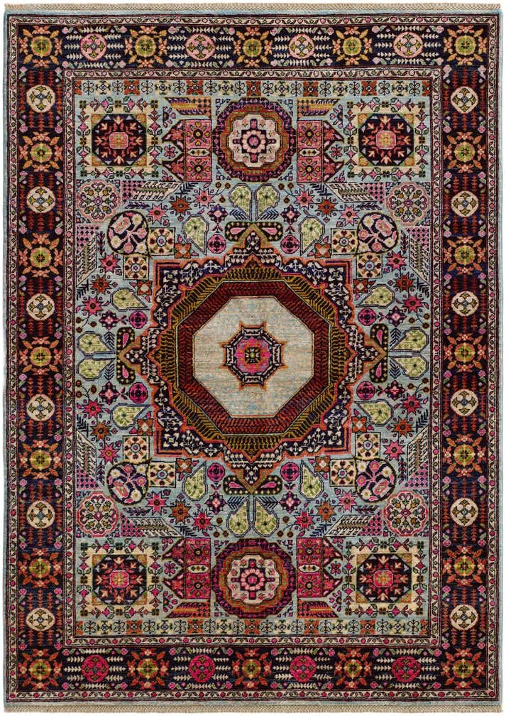 5' 8 x 7' 10 Hand Knotted Mamluk Ziegler Rug
