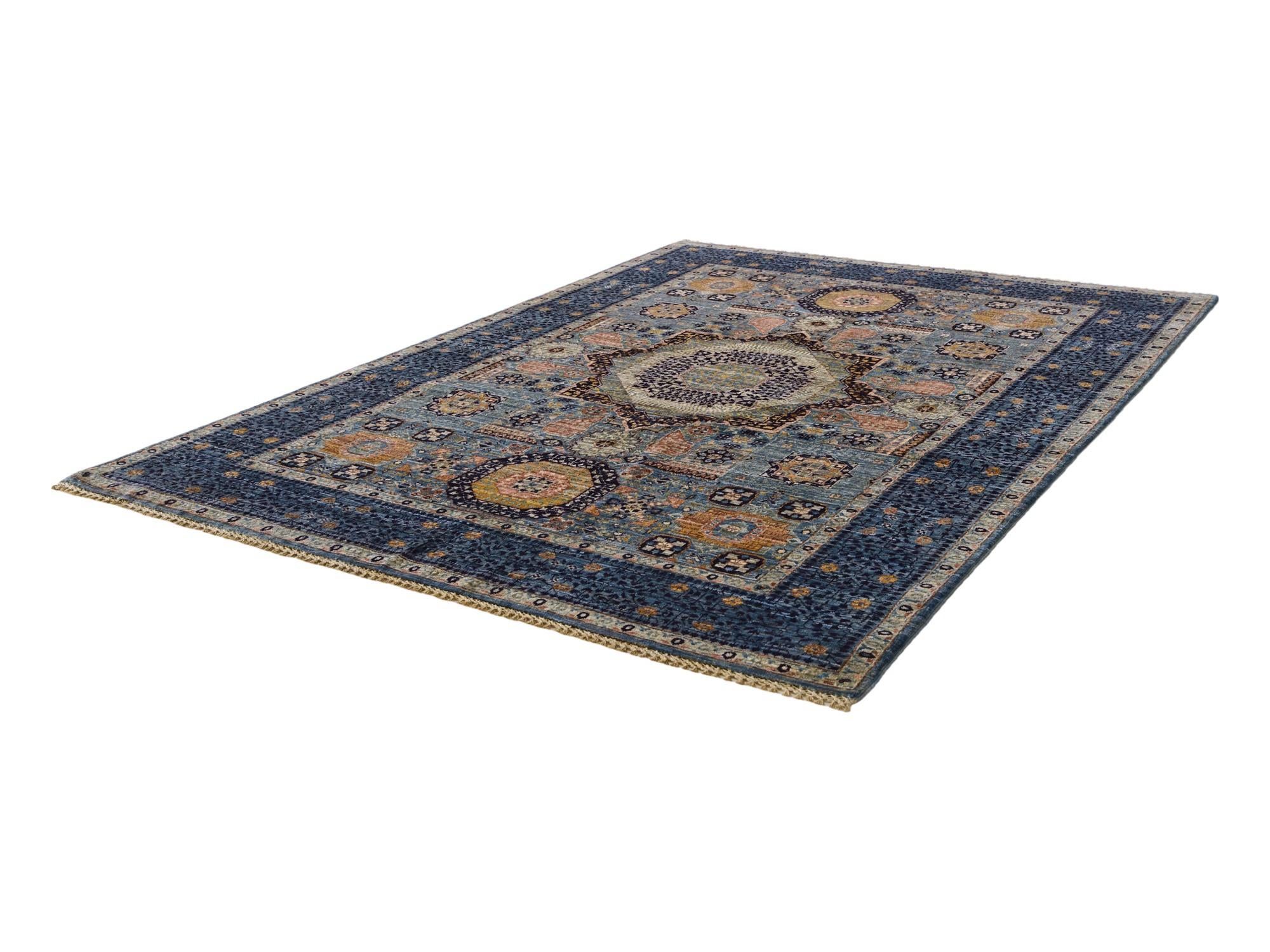 5' 1 x 6' 8 Hand Knotted Mamluk Ziegler Rug