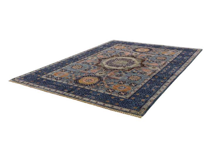5' 1 x 6' 8 Hand Knotted Mamluk Ziegler Rug