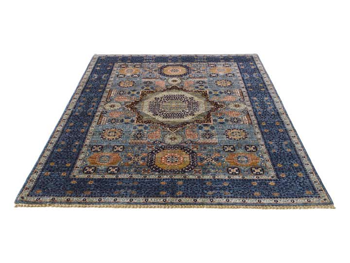 5' 1 x 6' 8 Hand Knotted Mamluk Ziegler Rug