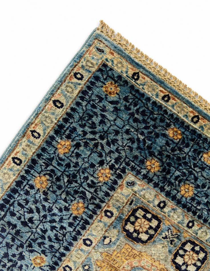 Detail image of 5' 1 x 6' 8 Hand Knotted Mamluk Ziegler Rug