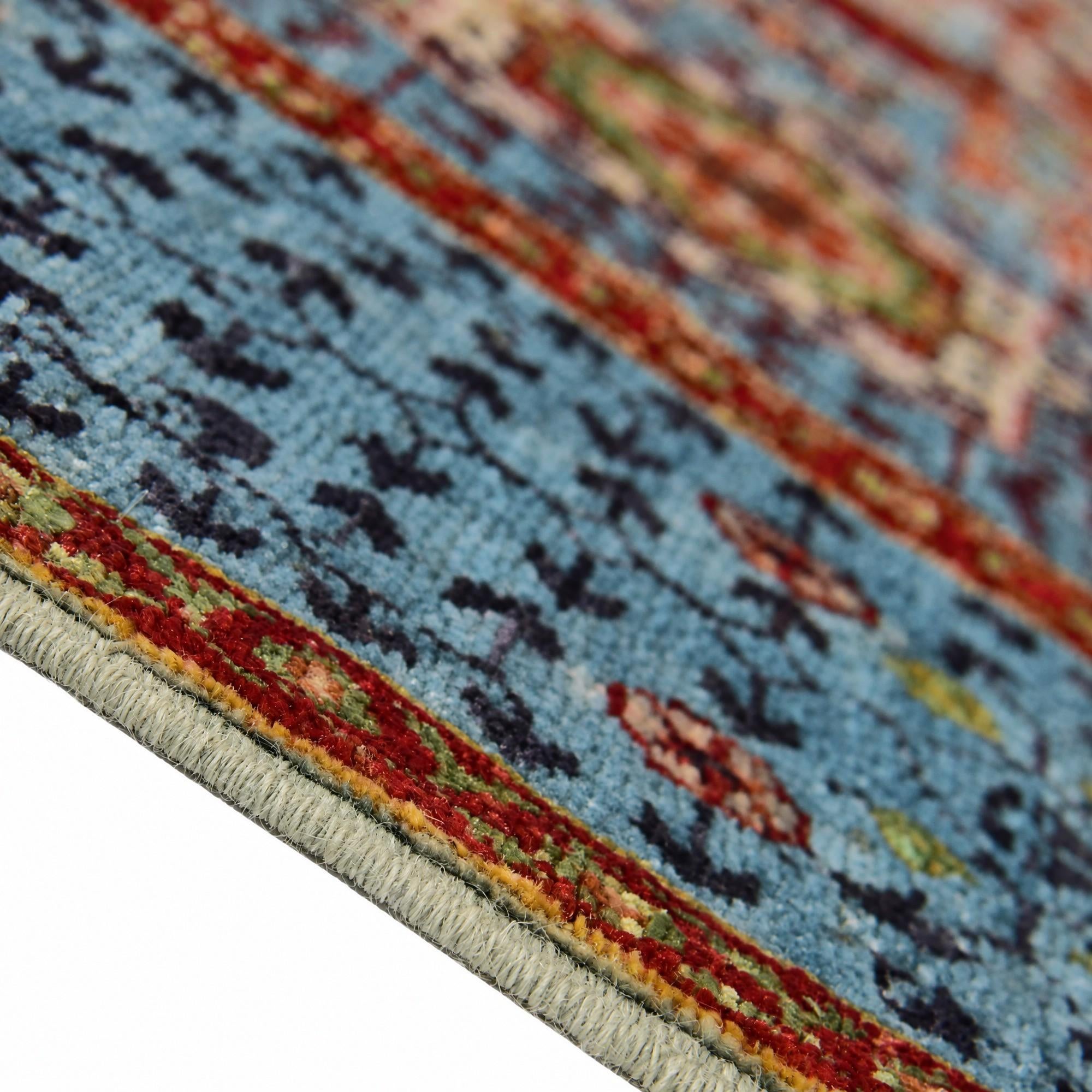 150cm x 205cm Hand Knotted Mamluk Ziegler Rug