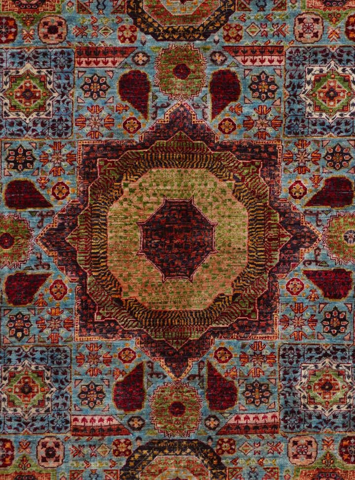 4' 11 x 6' 8 Hand Knotted Mamluk Ziegler Rug