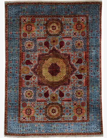 4' 11 x 6' 8 Hand Knotted Mamluk Ziegler Rug