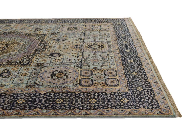 Detail image of 5' x 6' 9 Hand Knotted Mamluk Ziegler Rug