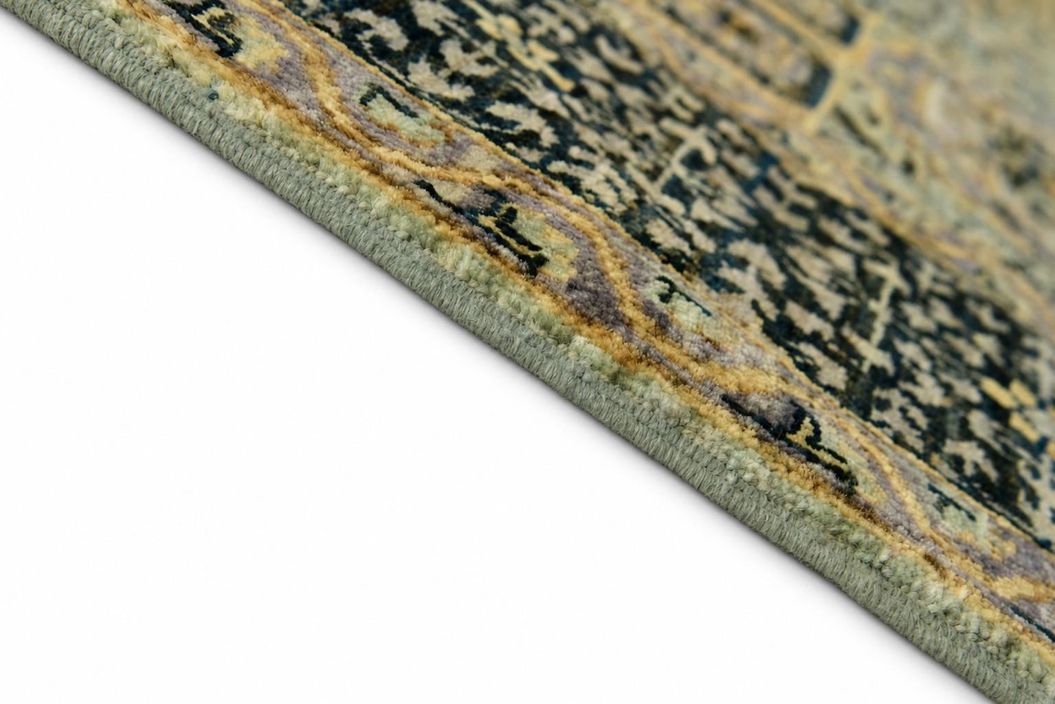 155cm x 205cm anudado a mano Mamluk Ziegler Alfombra