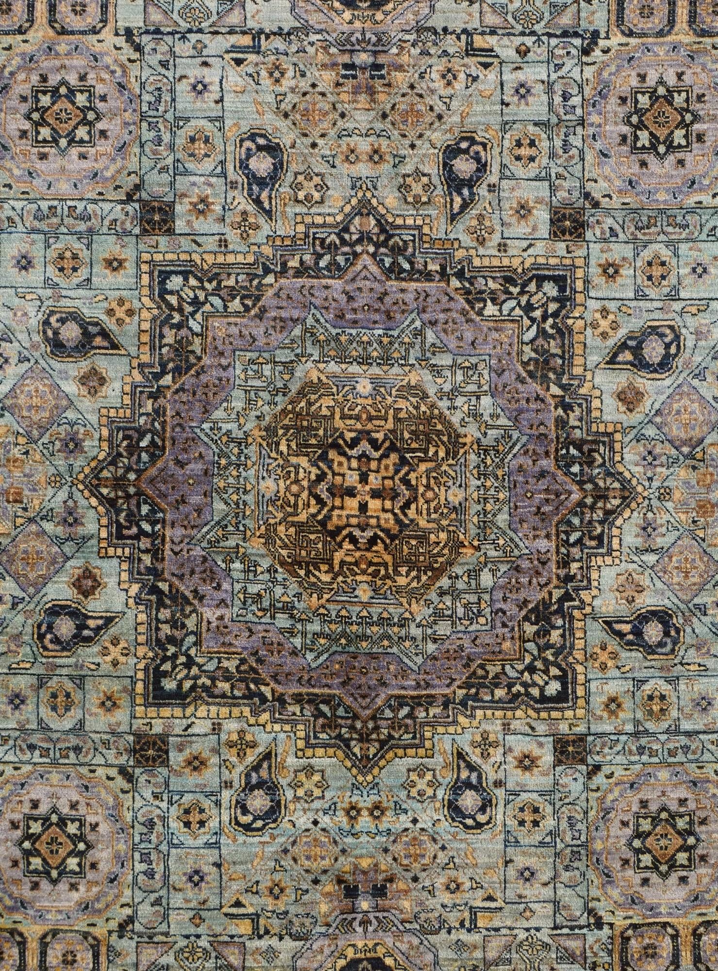 5' x 6' 9 Hand Knotted Mamluk Ziegler Rug