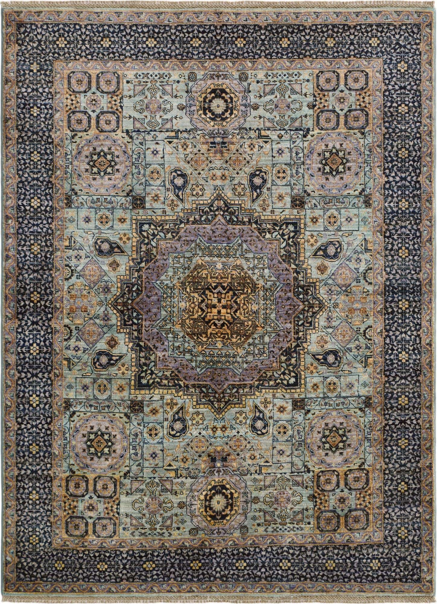 5' x 6' 9 Hand Knotted Mamluk Ziegler Rug
