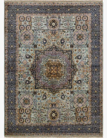 5' x 6' 9 Hand Knotted Mamluk Ziegler Rug