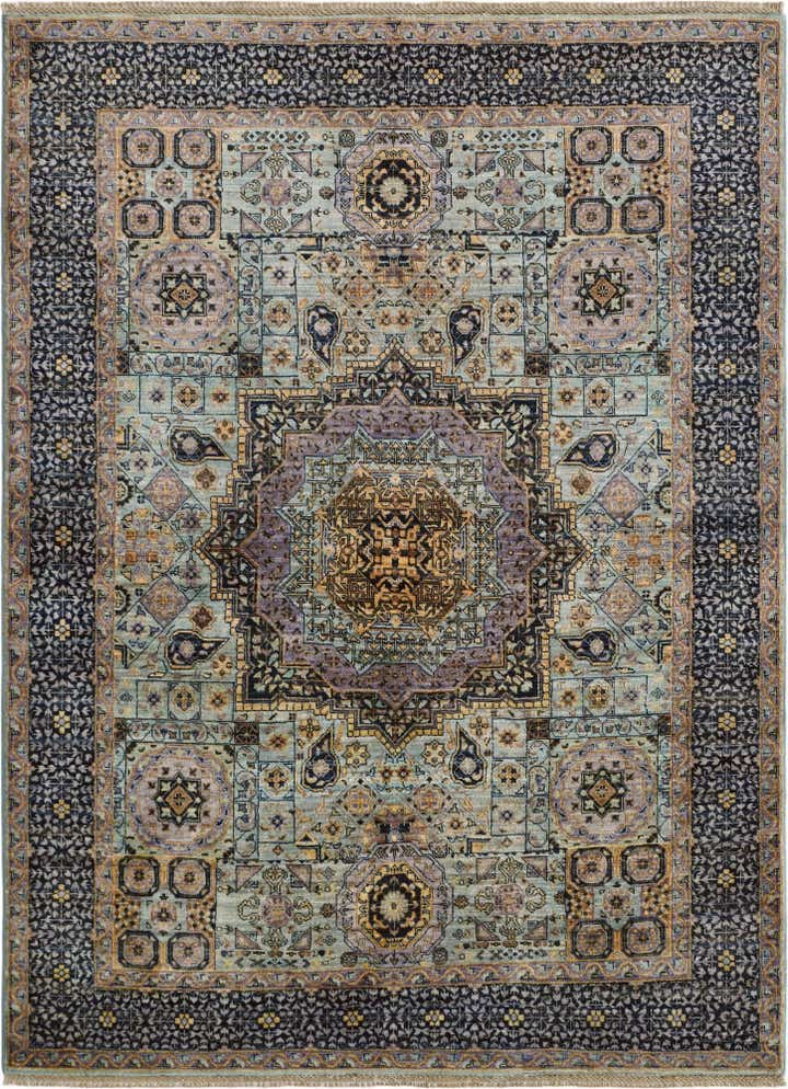 5' x 6' 9 Hand Knotted Mamluk Ziegler Rug