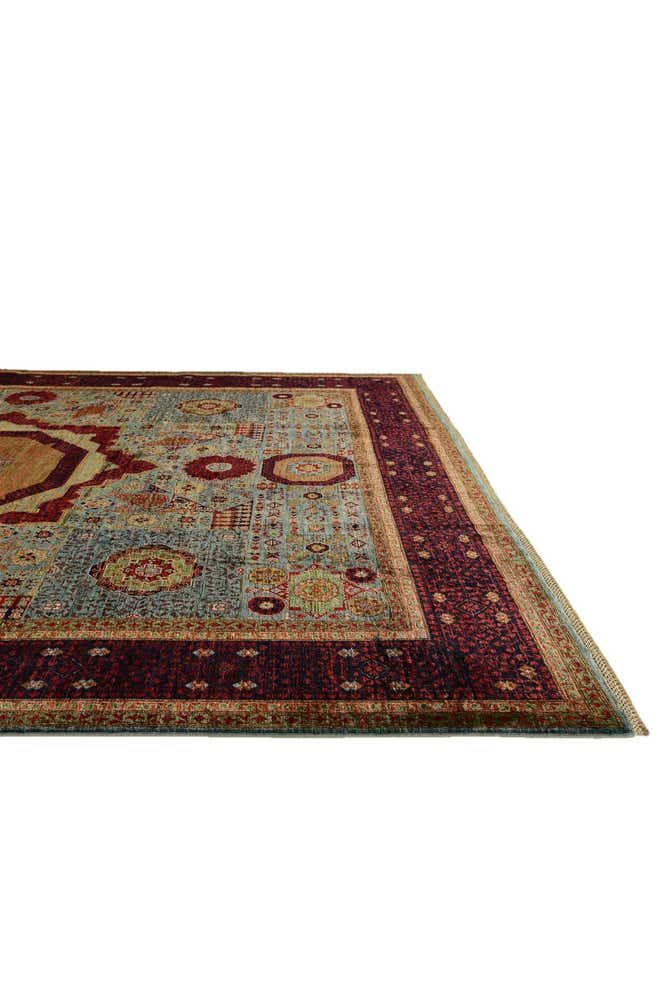 7' 11 x 9' 8 Hand Knotted Mamluk Ziegler Rug
