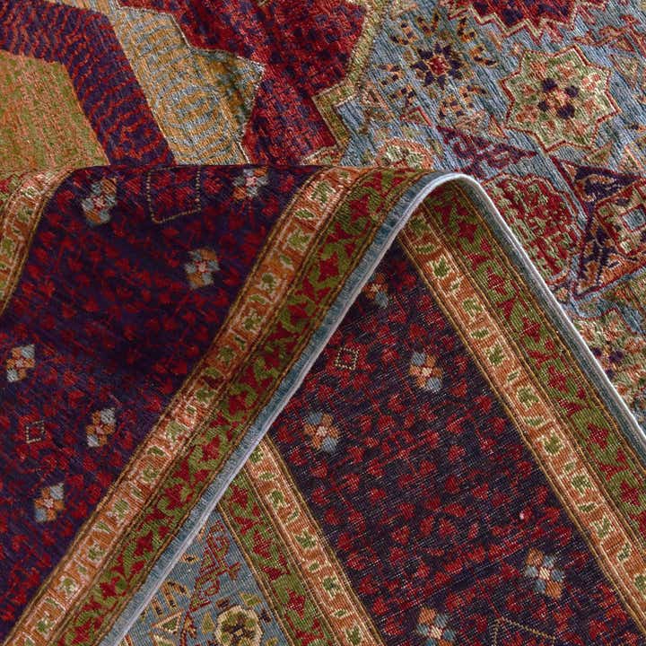 7' 11 x 9' 8 Hand Knotted Mamluk Ziegler Rug