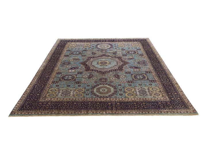 8' 11 x 11' 11 Hand Knotted Mamluk Ziegler Rug