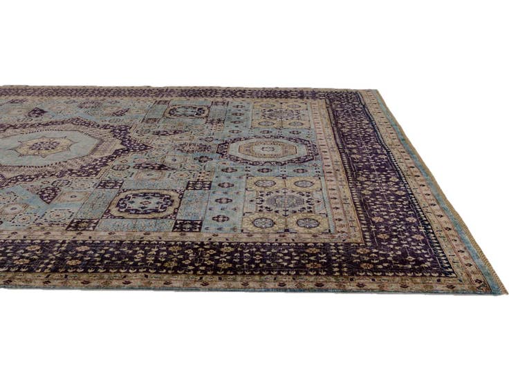 Detail image of 8' 11 x 11' 11 Hand Knotted Mamluk Ziegler Rug
