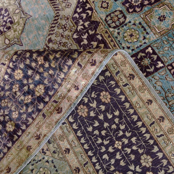 Detail image of 8' 11 x 11' 11 Hand Knotted Mamluk Ziegler Rug