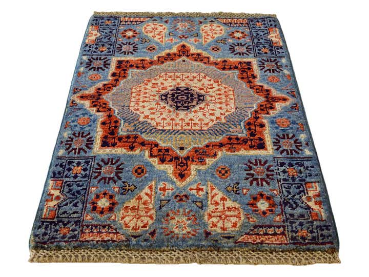 2' x 2' 11 Hand Knotted Mamluk Ziegler Rug
