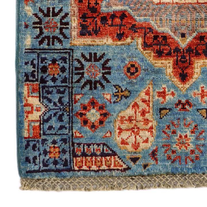 2' x 2' 11 Hand Knotted Mamluk Ziegler Rug