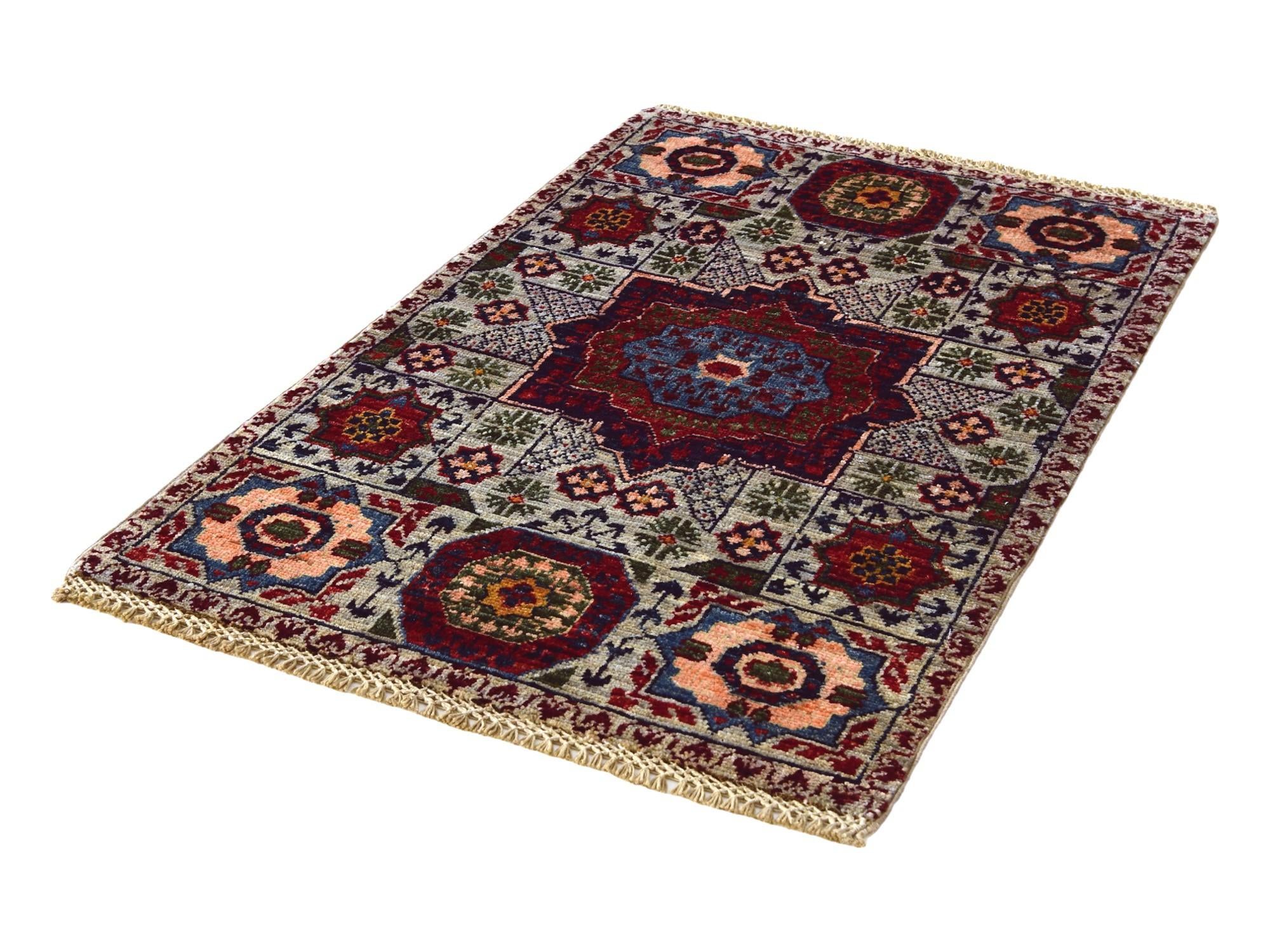 2' x 3' Hand Knotted Mamluk Ziegler Rug