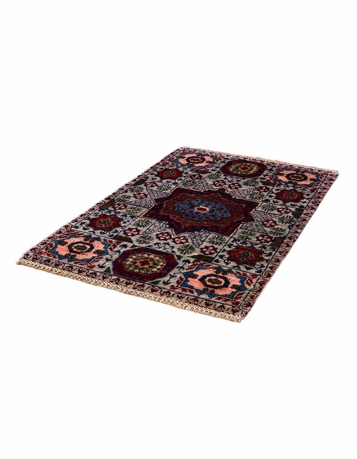 Detail image of 2' x 3' Hand Knotted Mamluk Ziegler Rug