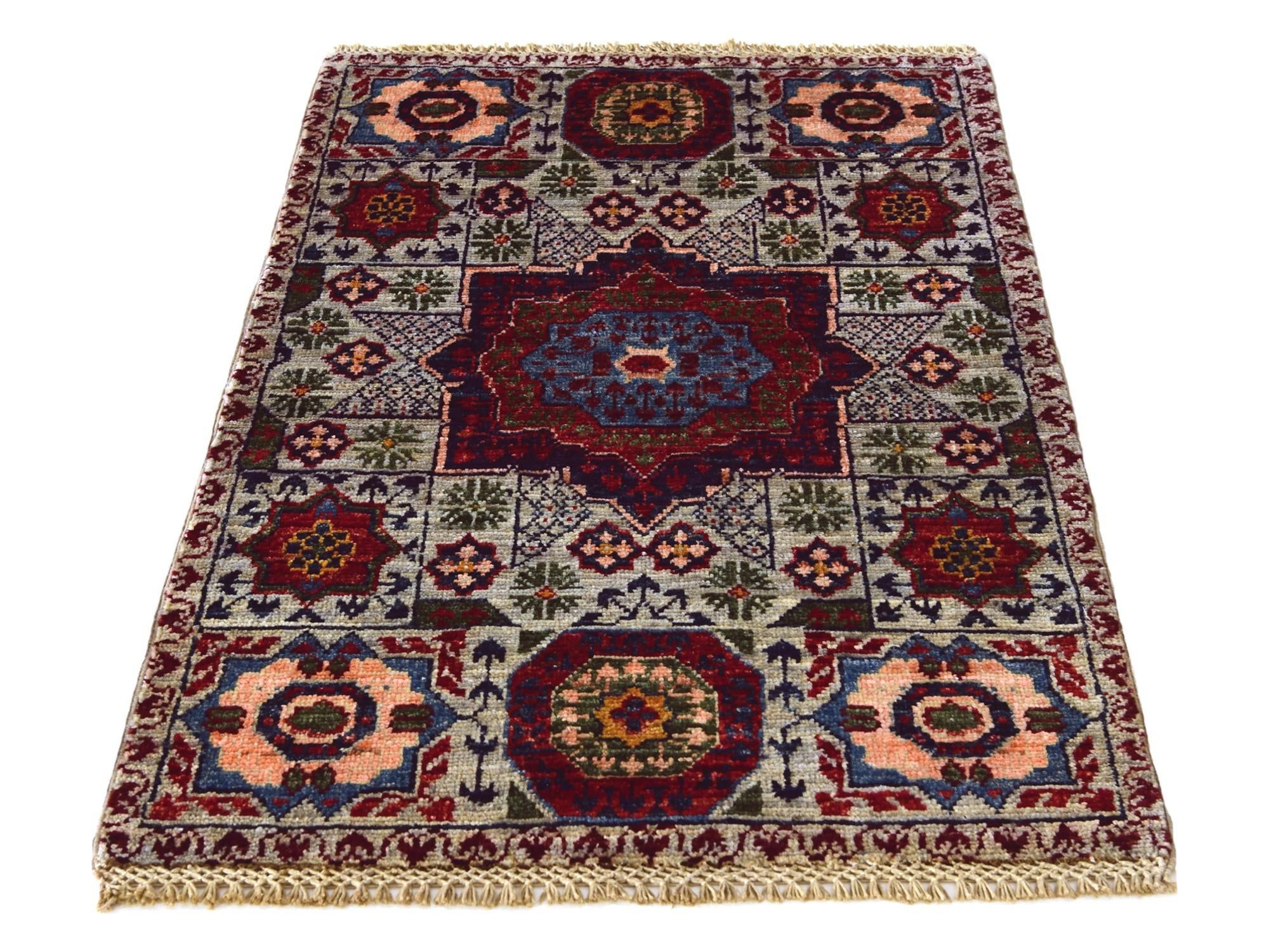 2' x 3' Hand Knotted Mamluk Ziegler Rug