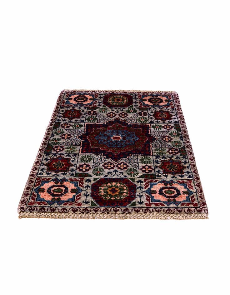 Detail image of 2' x 3' Hand Knotted Mamluk Ziegler Rug