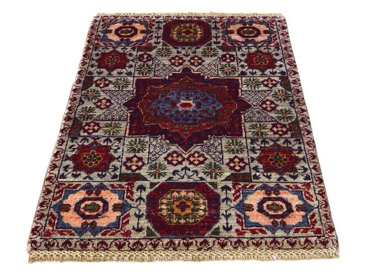 Detail image of 2' x 3' Hand Knotted Mamluk Ziegler Rug