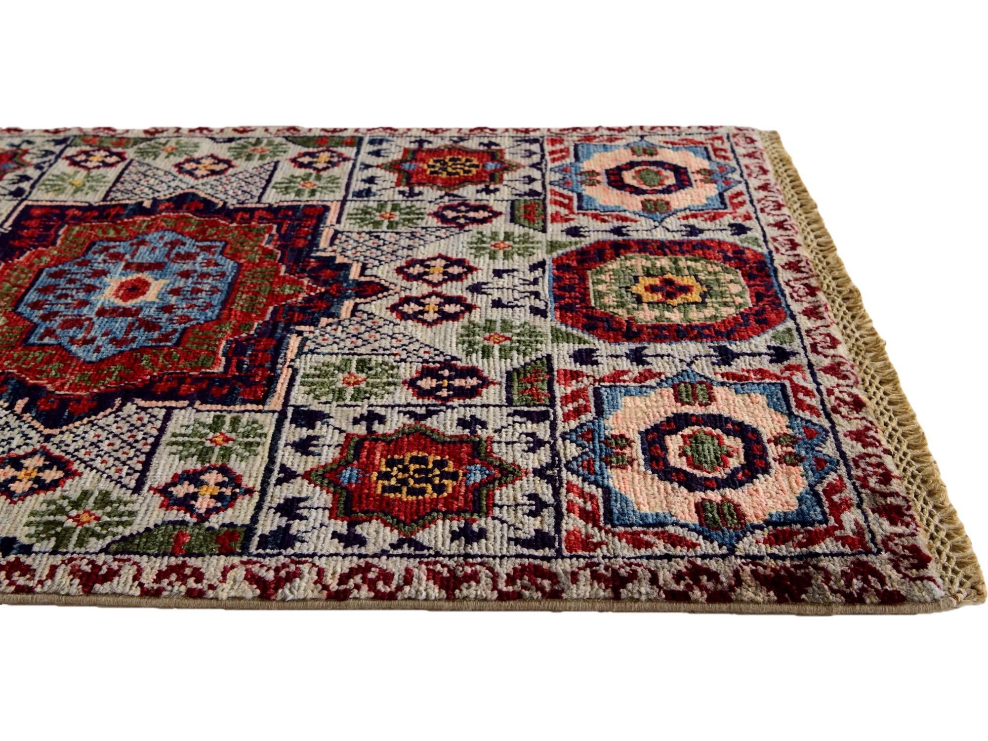 2' x 3' Hand Knotted Mamluk Ziegler Rug