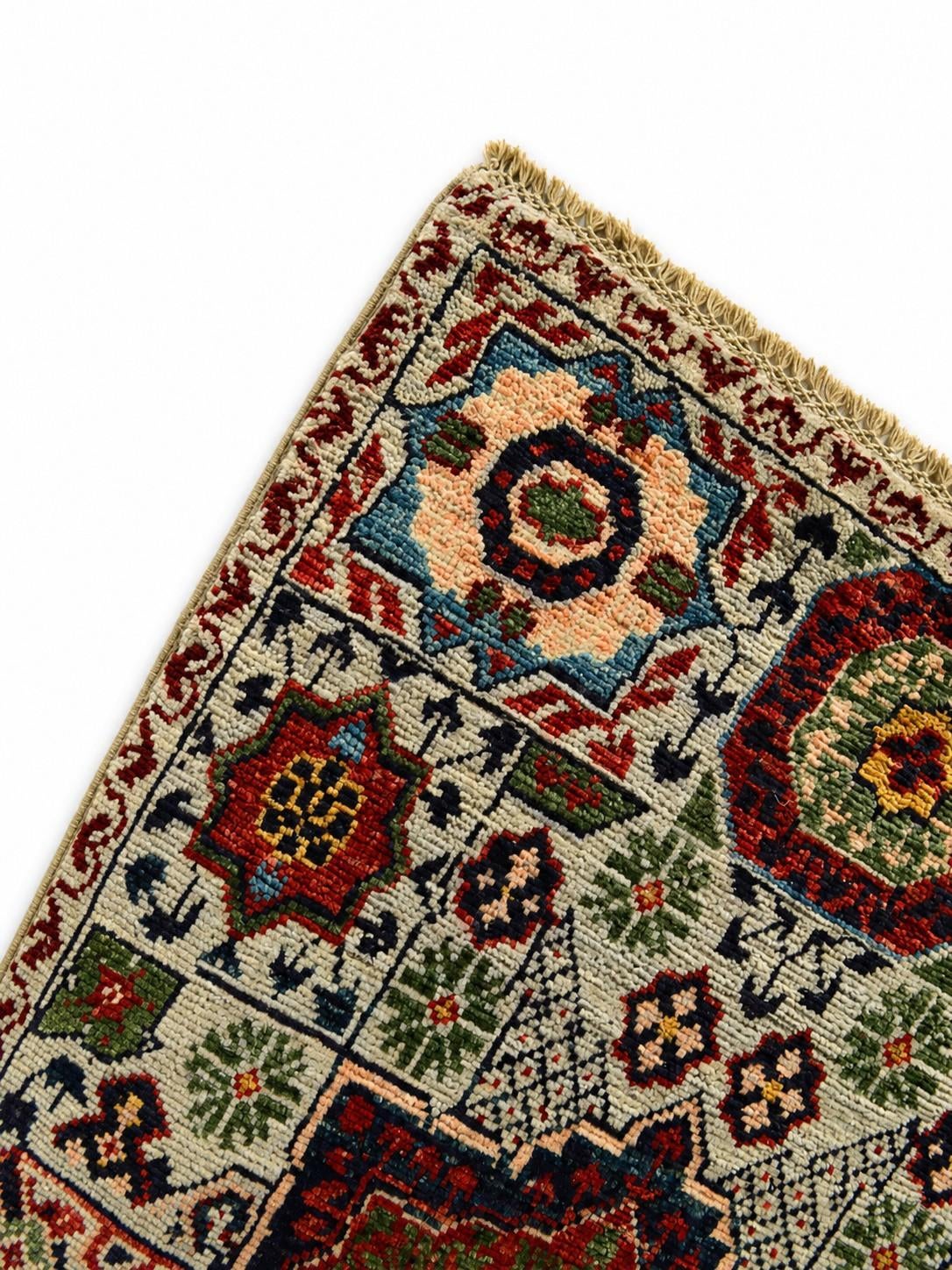 2' x 3' Hand Knotted Mamluk Ziegler Rug