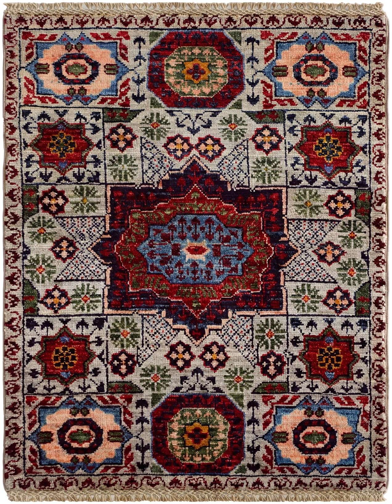 2' x 3' Hand Knotted Mamluk Ziegler Rug