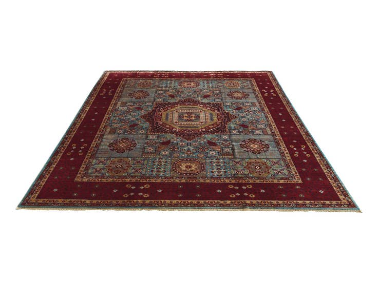 Detail image of 8' 2 x 9' 11 Hand Knotted Mamluk Ziegler Rug