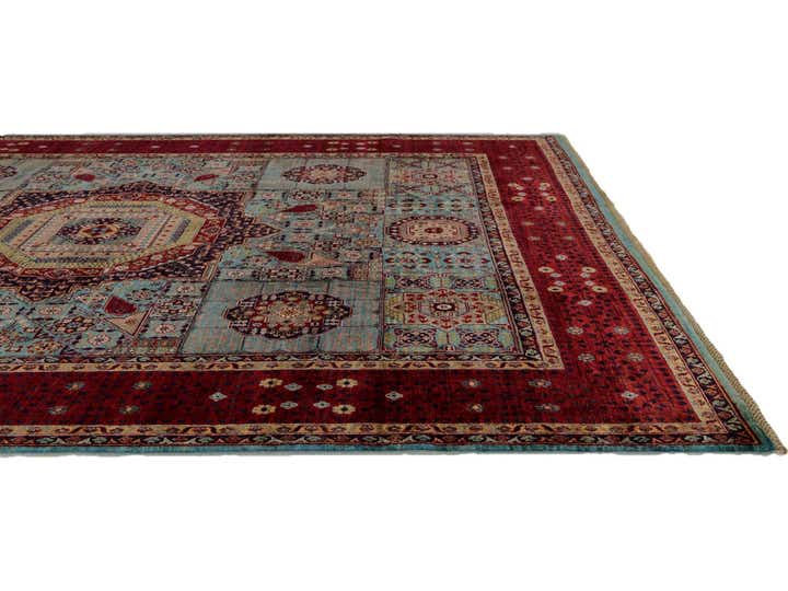 8' 2 x 9' 11 Hand Knotted Mamluk Ziegler Rug