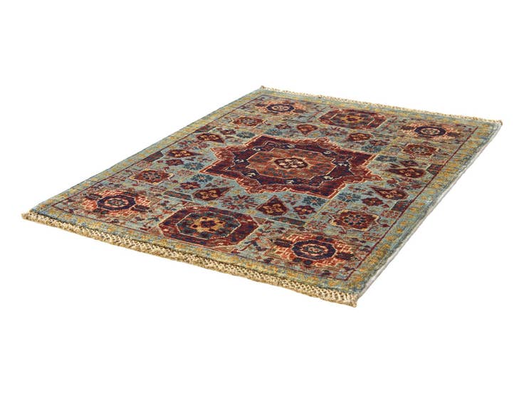Detail image of 2' 2 x 2' 11 Hand Knotted Mamluk Ziegler Rug