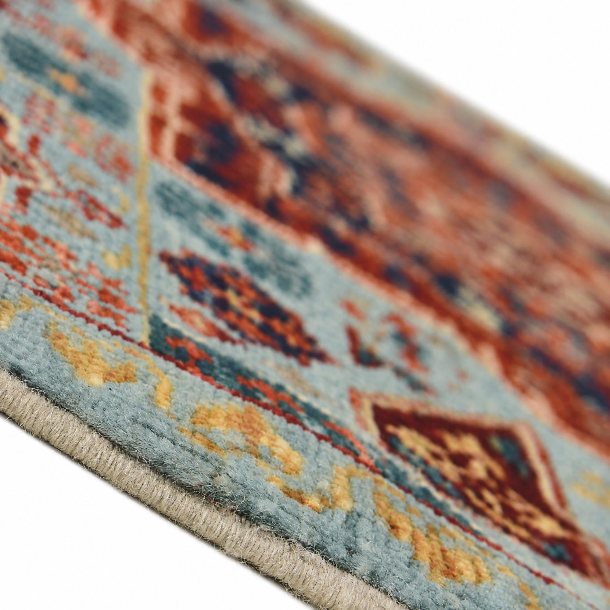 65cm x 90cm Hand Knotted Mamluk Ziegler Rug