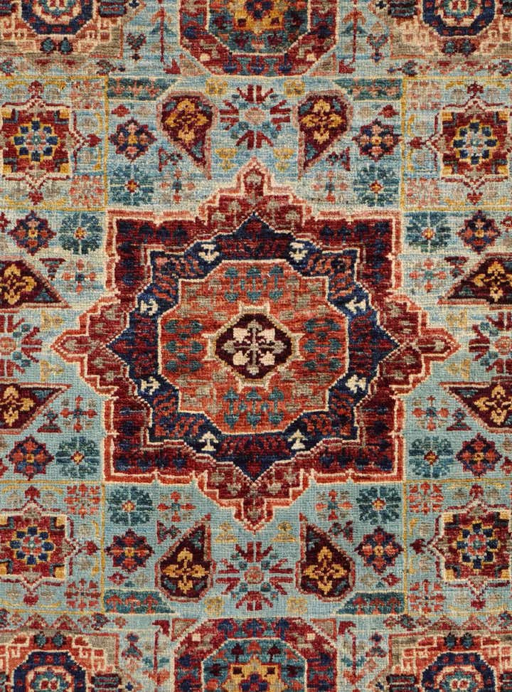 2' 2 x 2' 11 Hand Knotted Mamluk Ziegler Rug
