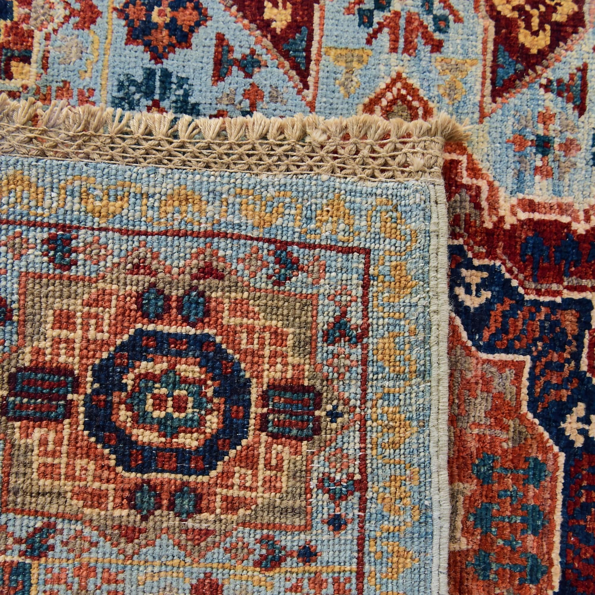 65cm x 90cm Hand Knotted Mamluk Ziegler Rug